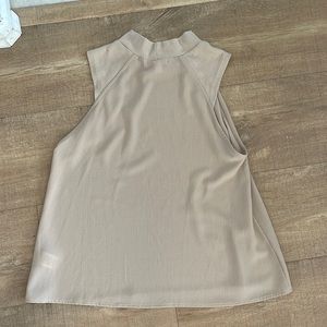 Sheer sleeveless top